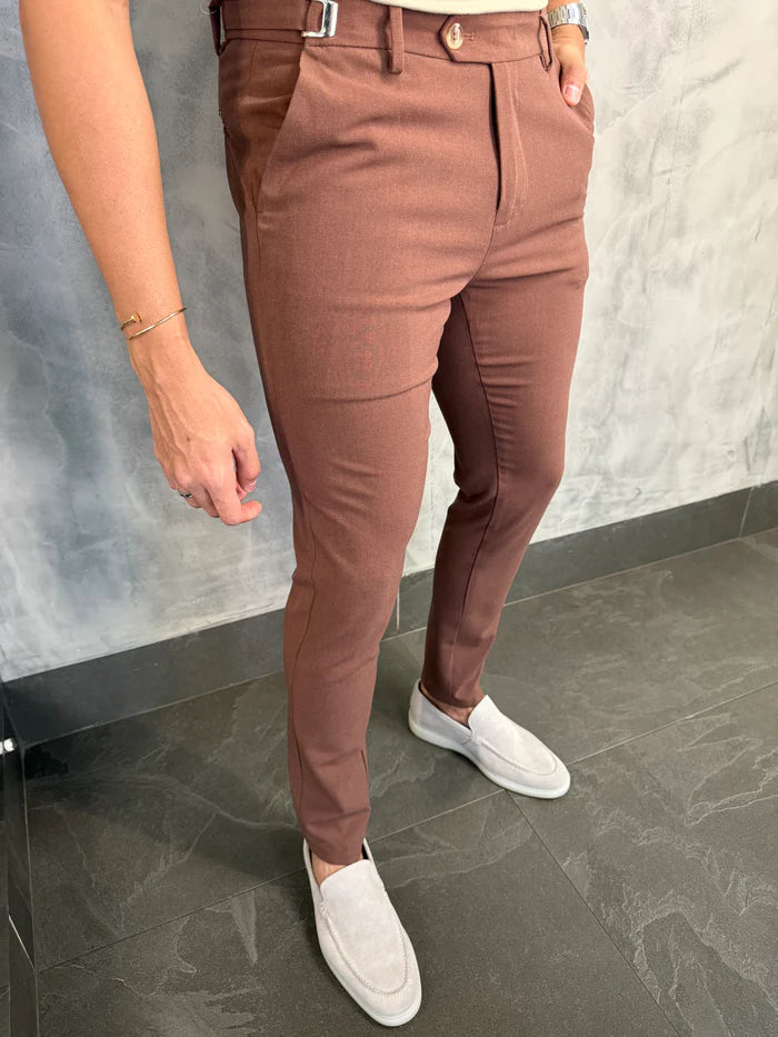 Calça Alfaiataria Café