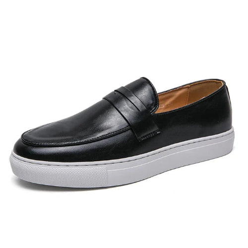 Mocassim Masculino Grego - Preto