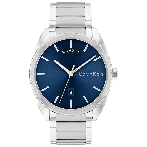Relógio Calvin Klein Masculino Aço Prateado